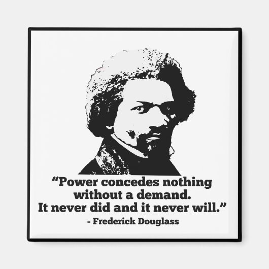 Frederick Douglass magneet (Voorkant)
