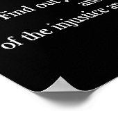 Frederick Douglass Quote, Poster verzenden (Hoek)