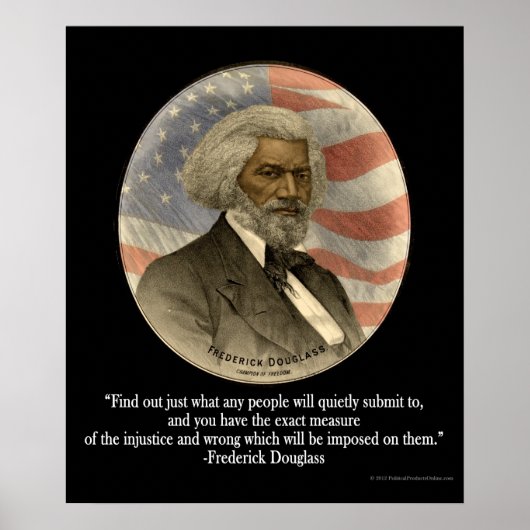Frederick Douglass Quote, Poster verzenden (Voorkant)