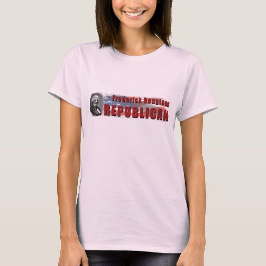 Frederick Douglass Republican T-shirt (Voorkant)