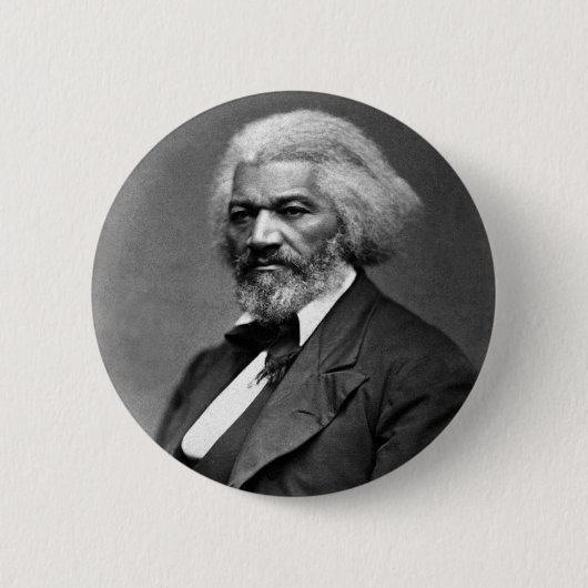 Frederick Douglass Ronde Button 5,7 Cm (Voorkant)