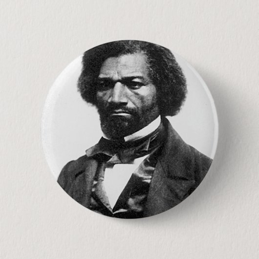 Frederick Douglass Ronde Button 5,7 Cm (Voorkant)