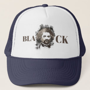 Frederick Douglass Waterverf Schilderend Portret Trucker Pet