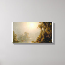 Frederick Edwin Church_Morning in de tropen Canvas Afdruk