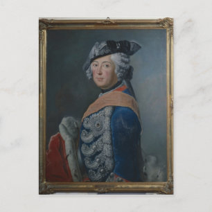 Frederick II de Grote van Pruisen na 1753 Briefkaart
