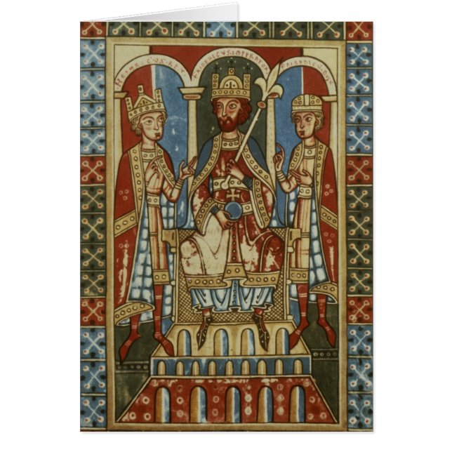 Frederick ik met zijn twee zonen (Voorkant)