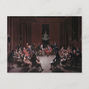 Frederick I's Tobacco College in de Berliner Briefkaart
