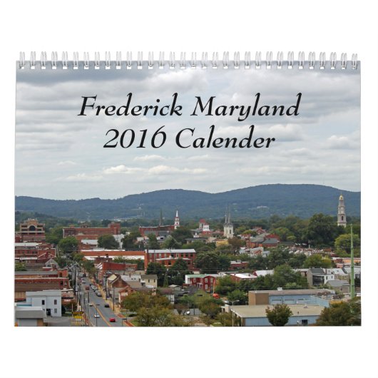 Frederick Maryland Agenda 2016 Kalender (Hoes)
