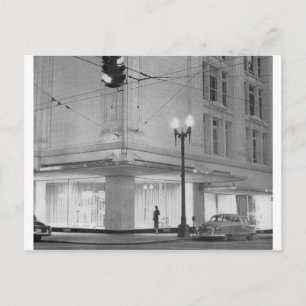 Frederick & Nelson, nacht uitzicht c1952 Briefkaart