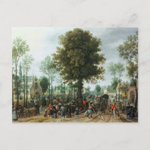 Frederick V en zijn bruid Elizabeth Briefkaart