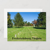 Fredericksbug National Cemetery Briefkaart (Voorkant / Achterkant)