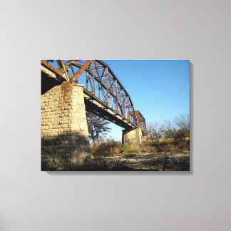 Fredericksburg & Noordelijke RR Waterverf Canvas Afdruk