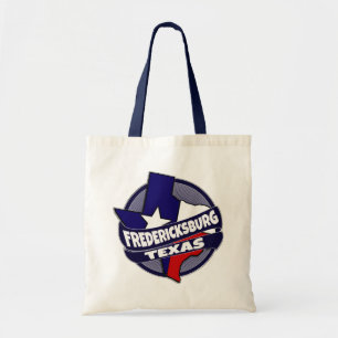 Fredericksburg Texaanse vlag barst herbruikbare ca Tote Bag