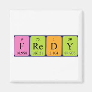 Fredy periodieke table name magnet magneet
