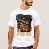 Free America Unisex T-shirt (Devant)