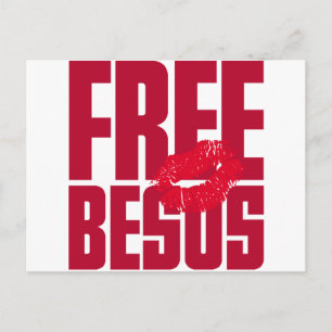 Free Besos Briefkaart