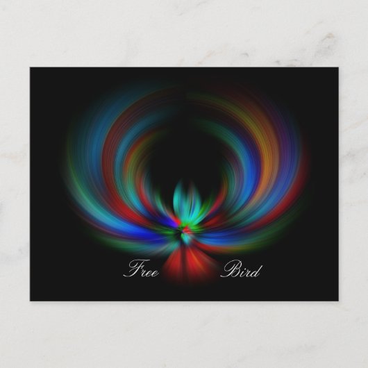 Free Bird Briefkaart (Voorkant)