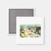 Free Bridge, Fort Smith Arkansas Magneet (Voorkant / Achterkant)