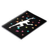 Free Climbing Men Bouldering Notitieboek (Linkerzijde)