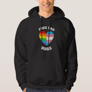 Free Dad Hugs Lgbt Pride Hoodie