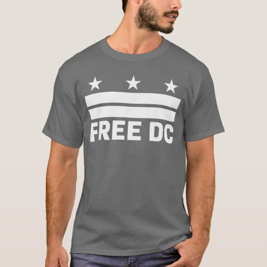 Free DC funny gift T-shirt (Voorkant)