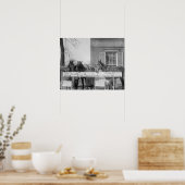 Free Dinner for Horses, 1923.  foto Poster (Keuken)