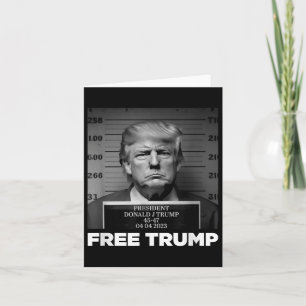 Free Donald Trump Mugshot Kaart