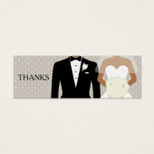 Free drink wedding voucher card white roses hearts (Devant)