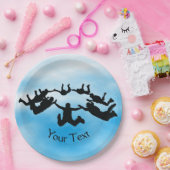 Free Falling Skydiving Design Paper Bord (Feest)