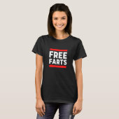 Free Farts Weird Free Hugs Parody For Mexican Food T-shirt (Voorkant volledig)