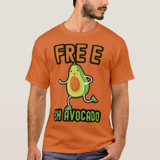 Free Fre Shavocado grappig avocado-teken T-shirt