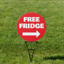 Free Fridge Food Pantry Sign