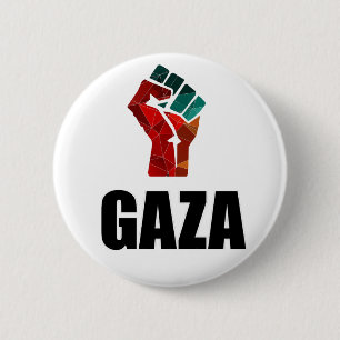 Free Gaza Palestine Ronde Button 5,7 Cm