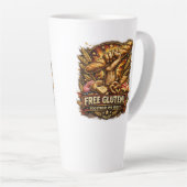 Free Gluten! Funny Bread Lover Coffee Mug (Angle droit)