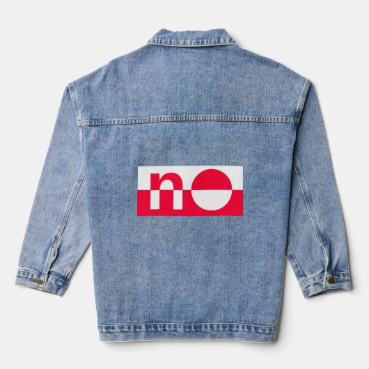 free greenland denim jacket (Achterkant)