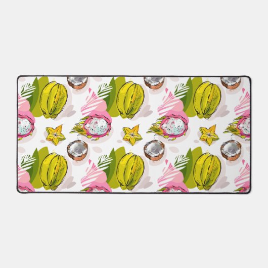 Free Hand Textured Fruit Pattern Bureaumat (Voorkant)