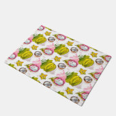 Free Hand Textured Fruit Pattern Deurmat (Schuin)