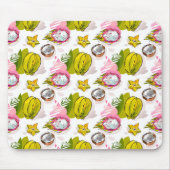 Free Hand Textured Fruit Pattern Muismat (Voorkant)