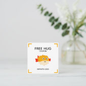 Free hug coupon with Puffy the pufferfish (Staand voorkant)