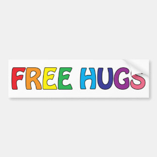 Free Hugs Bumpersticker