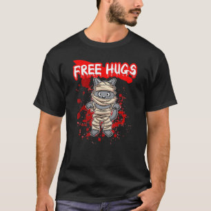 Free Hugs Halloween Sarcasm Scary Creepy Costume H T-shirt