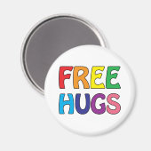 Free Hugs Magnet Magneet (Voorkant / Achterkant)