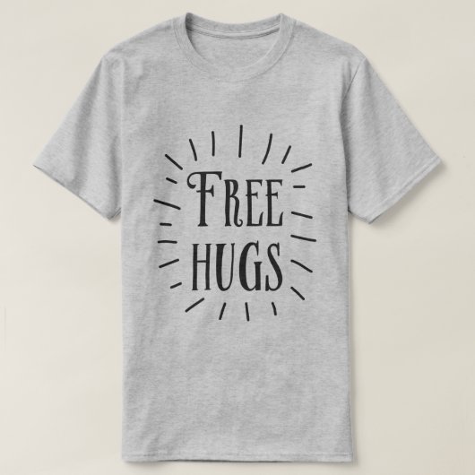 Free Hugs Mannen T-Shirt (Design voorkant)