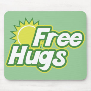 Free Hugs Novelty Muismat