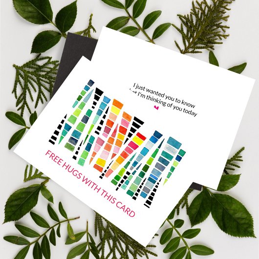 Free Hugs Penser à votre carte