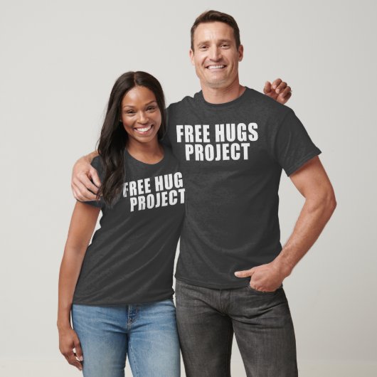 Free Hugs Project Text T-shirt (Unisex)