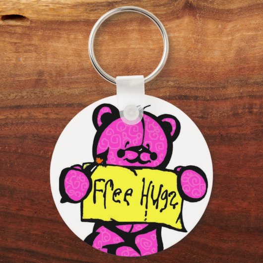 Free Hugs Sleutelhanger (Voorkant)