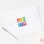 Free Hugs Square Sticker (Envelop)