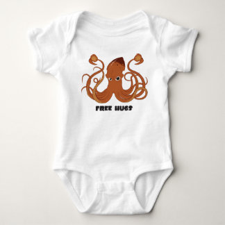 Free Hugs Squid Baby Creeper Outfit Romper