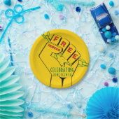 Free Inderdaad JUNETEENTH Papieren Bordje (Feest)